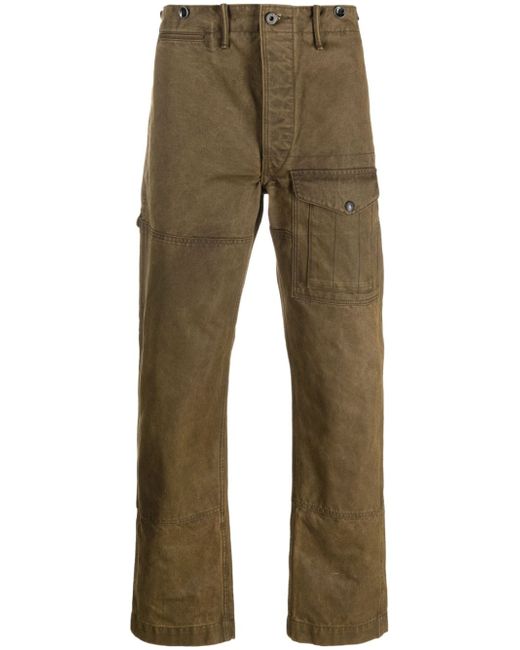 Ralph Lauren Rrl logo-patch cargo trousers