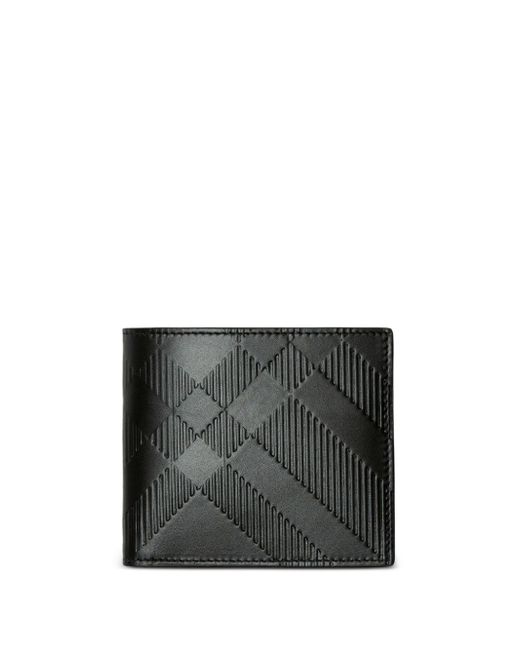Burberry textured-finish leather wallet