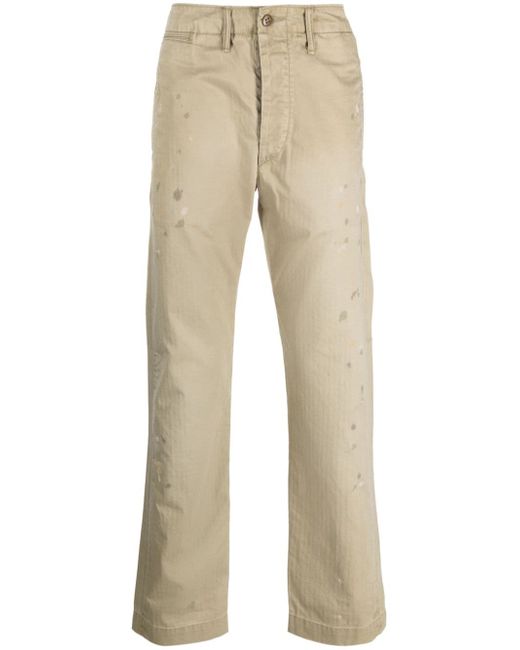 Ralph Lauren Rrl straight-leg herringbone trousers