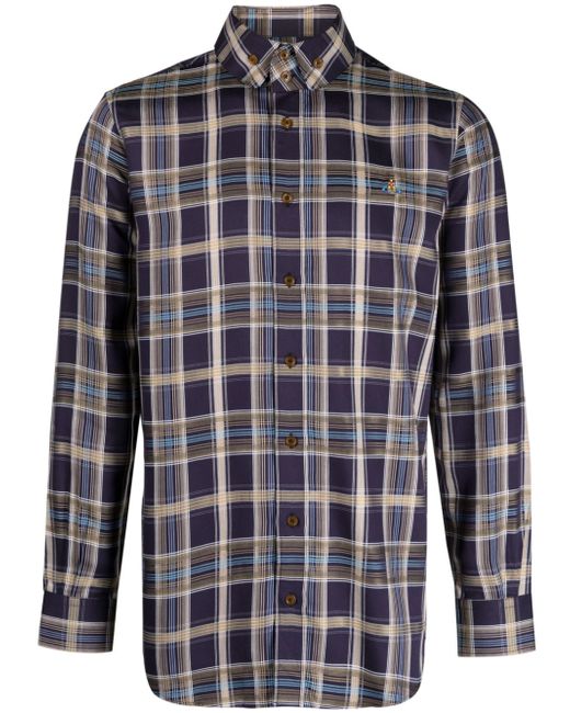 Vivienne Westwood check-print long-sleeve shirt