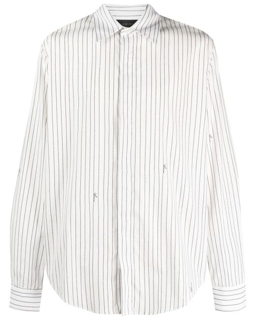 Amiri striped long-sleeve shirt