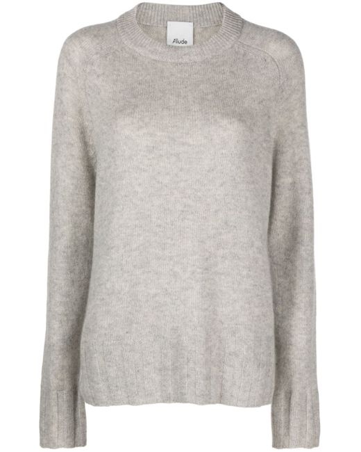 Allude crew-neck knitted jumper