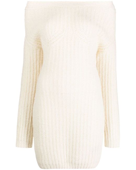 Dsquared2 off-shoulder knitted minidress