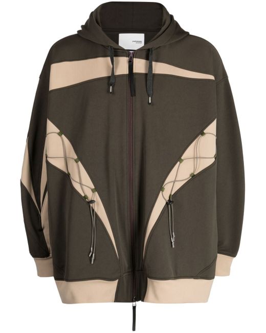 Yoshiokubo Arrow zip-up hooded jacket