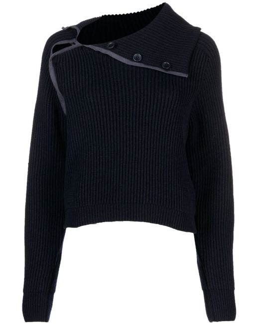 Jacquemus Vega asymmetric wool-blend jumper