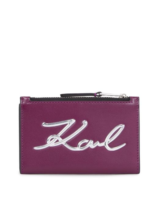 Karl Lagerfeld K/Signature bi-fold wallet