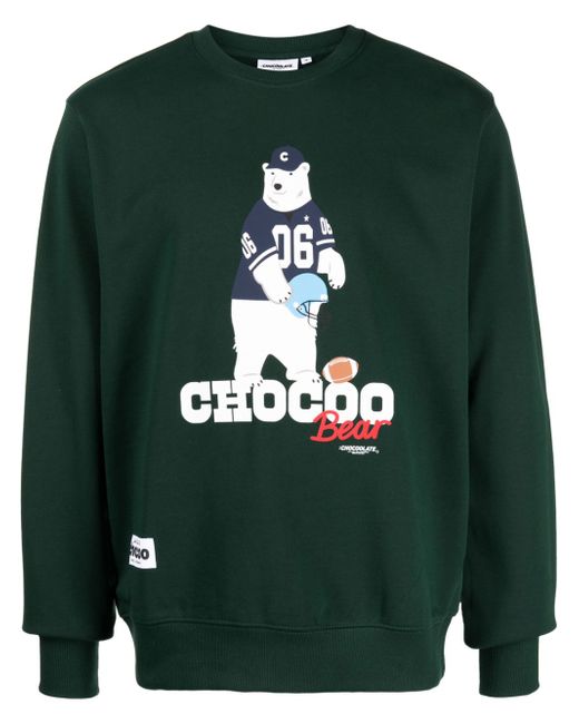 Chocoolate logo-print sweatshirt