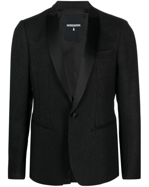Patrizia Pepe slim-cut tuxedo suit jacket