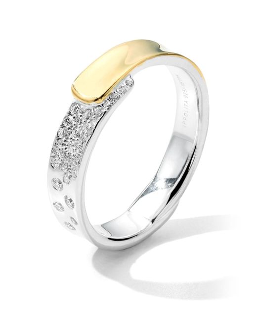 Ippolita 18kt gold Stardust diamond ring