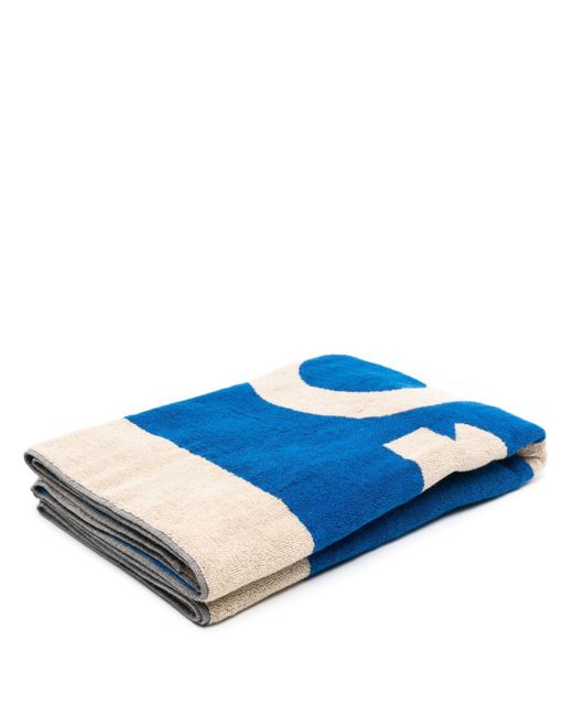 Kenzo logo-print beach towel