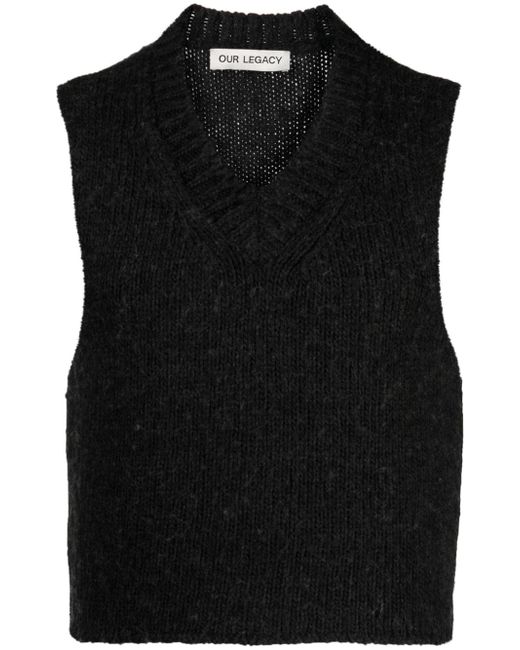 Our Legacy cropped knitted vest