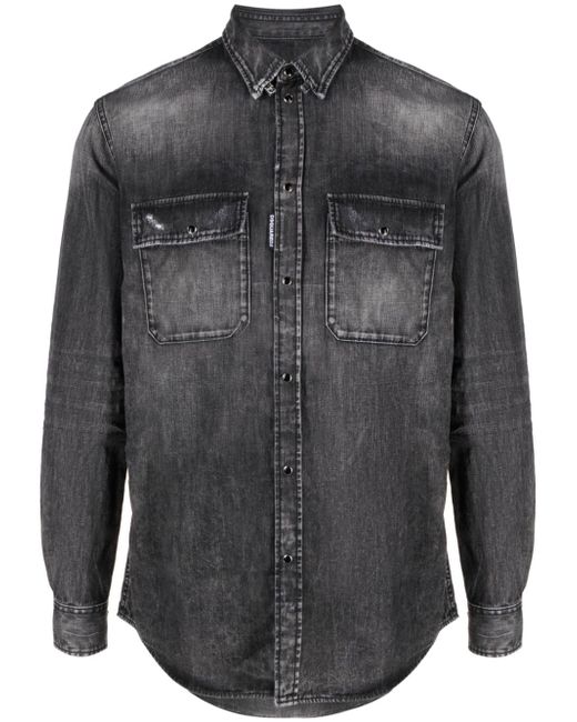 Dsquared2 distressed-effect shirt