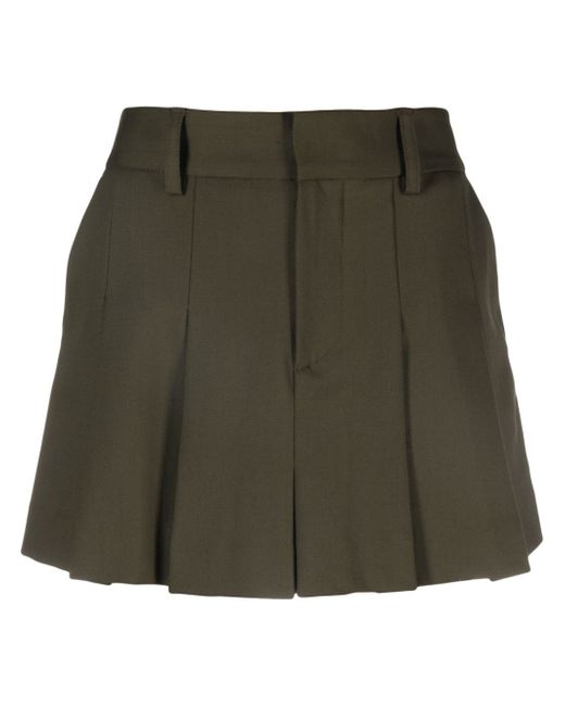 P.A.R.O.S.H. pleated wool skirt