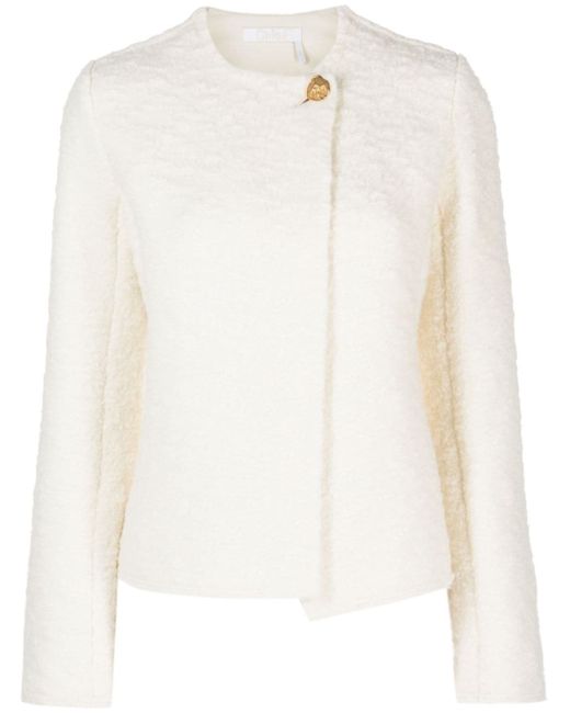 Chloé textured wool-blend jacket