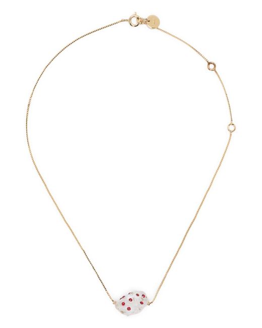 Marni crystal-embellished pendant necklace