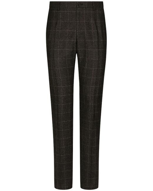 Dolce & Gabbana plaid-check tailored trousers