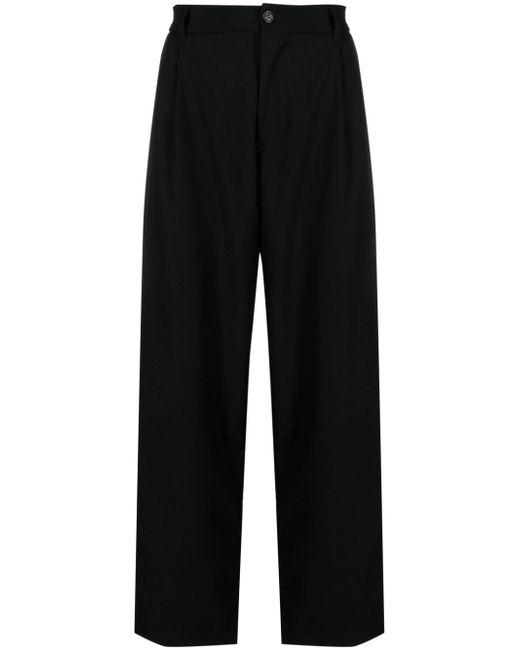 Family First straight-leg box-pleat trousers