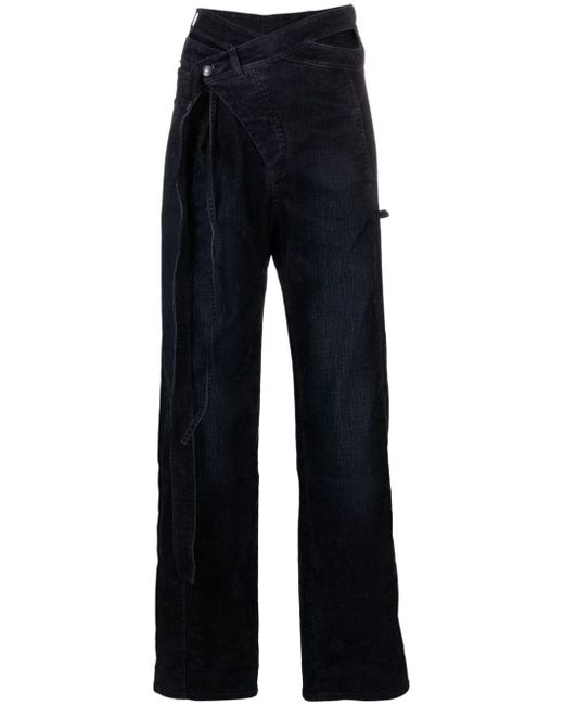 Ottolinger Signature Wrap wide-leg jeans