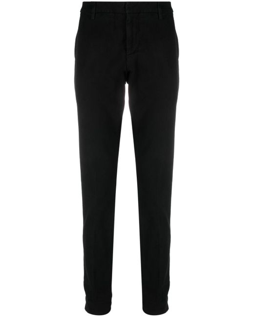 Dondup tapered-leg cotton trousers