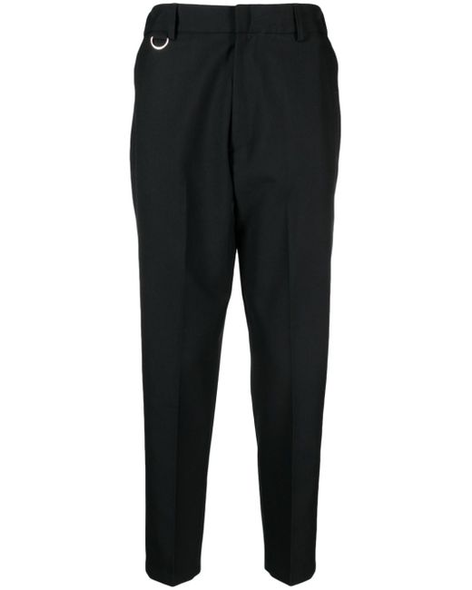 Low Brand pressed-crease tapered trousers