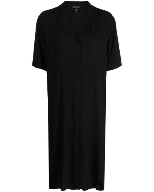 Eileen Fisher short-sleeve shirtdress