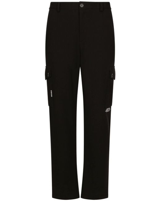 Dolce & Gabbana Dg Vibe straight-leg logo-print trousers