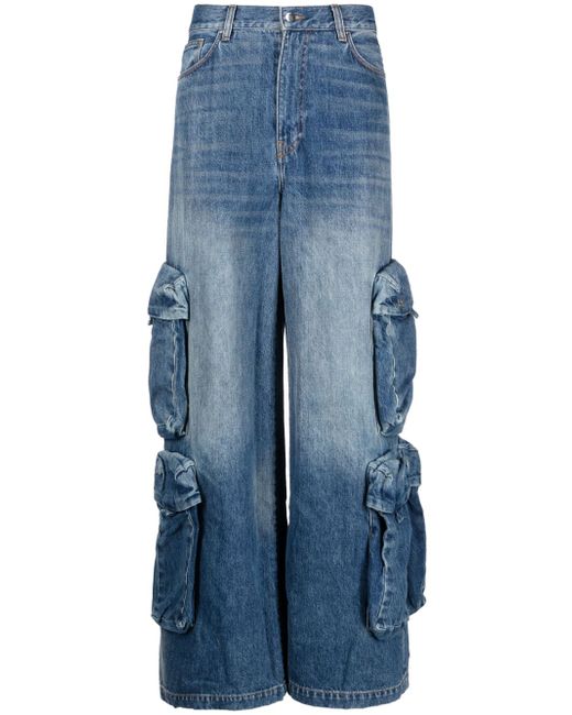 Amiri wide-leg cargo jeans