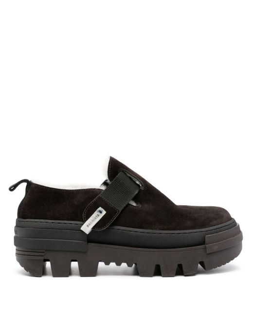 Premiata shearling-lining suede loafers