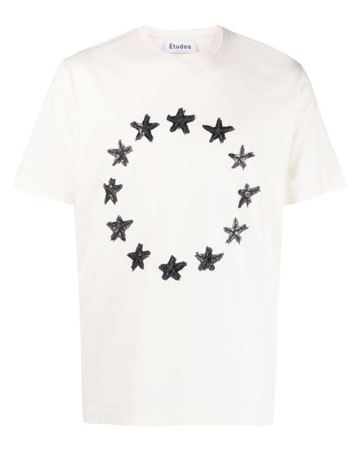 Etudes Wonder Painted Stars-print T-shirt