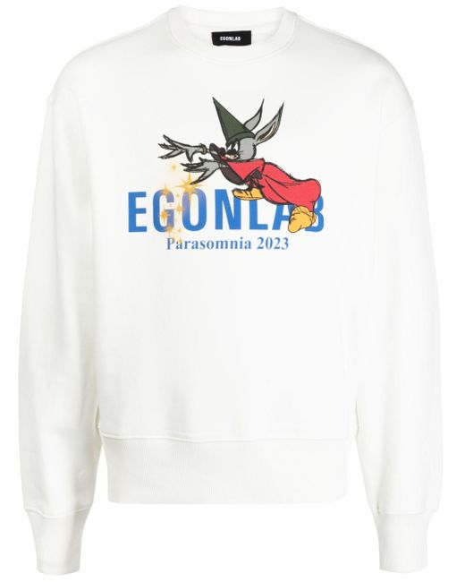 EGONlab. logo-print jumper