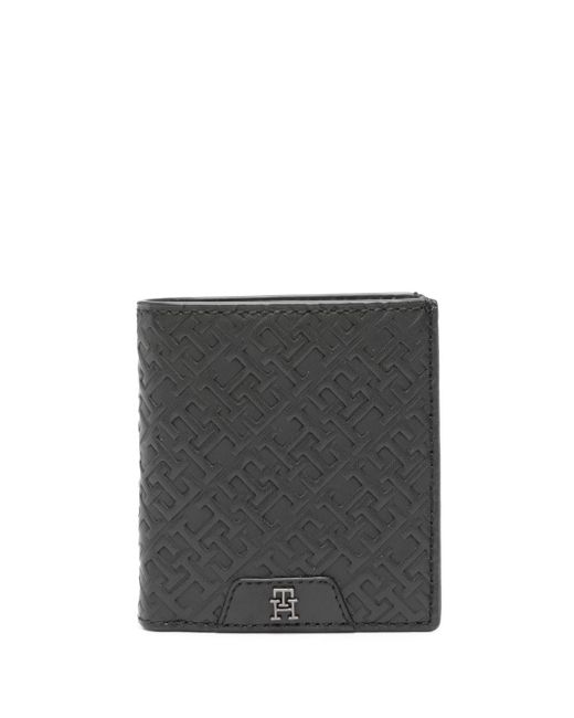 Tommy Hilfiger embossed-monogram leather wallet
