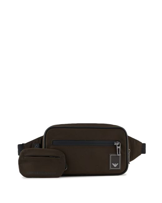 Emporio Armani logo-patch belt bag