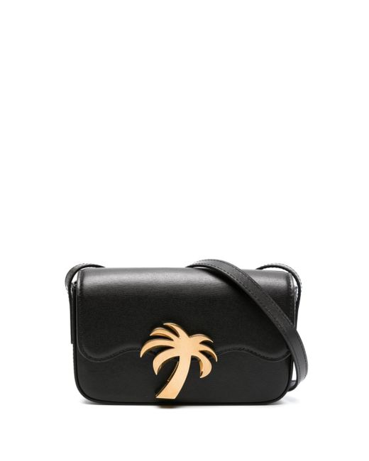 Palm Angels Palm Beach leather crossbody bag