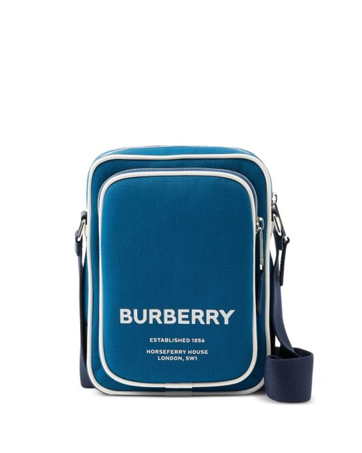 Burberry Freddie logo-print messenger bag