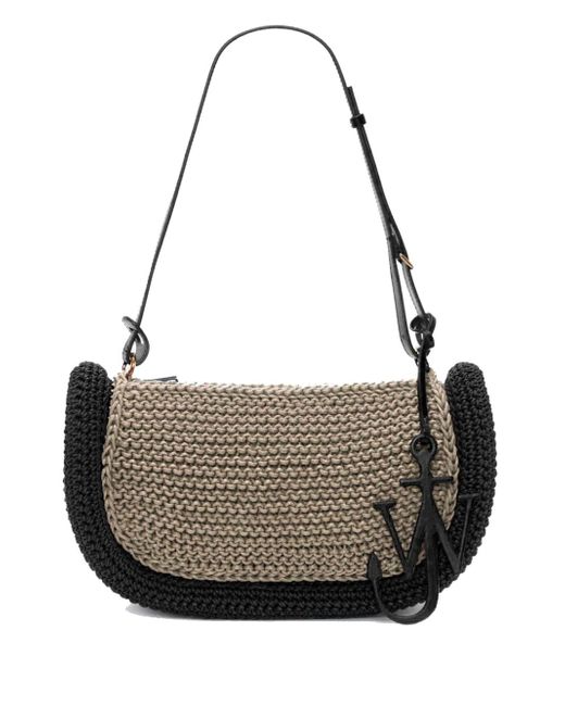 J.W.Anderson Bumper-15 crochet-knit shoulder bag