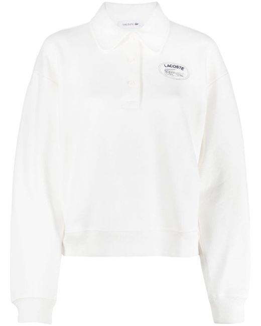 Lacoste logo-print sweatshirt