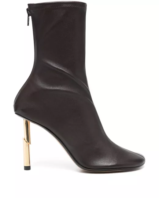 Lanvin Sequence 95mm leather ankle boots