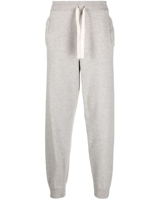 There Was One cashmere-wool blend track pants