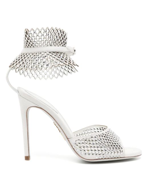Rene Caovilla 110mm crystal-embellished sandals