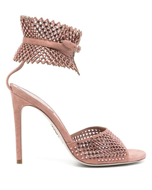 Rene Caovilla 110mm crystal-embellished sandals