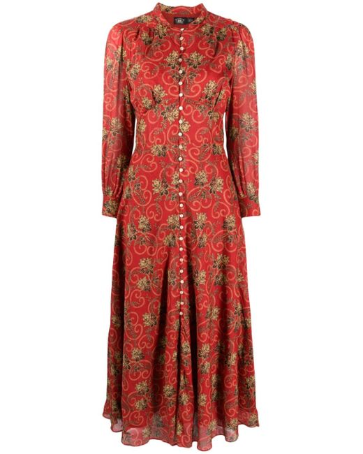 Ralph Lauren Rrl floral-print cotton maxi dress