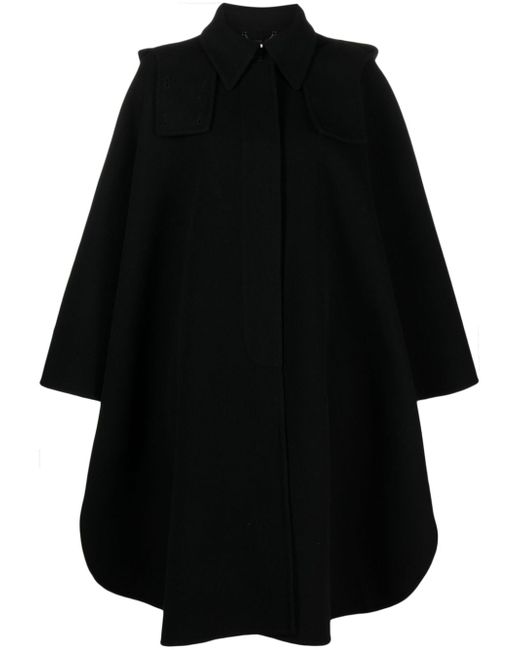 Chloé wool-blend hooded cape