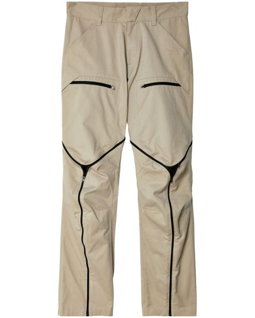 Olly Shinder zip-detailing straight-leg trousers