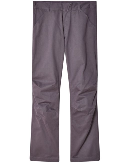 Olly Shinder zip-detailing straight-leg trousers