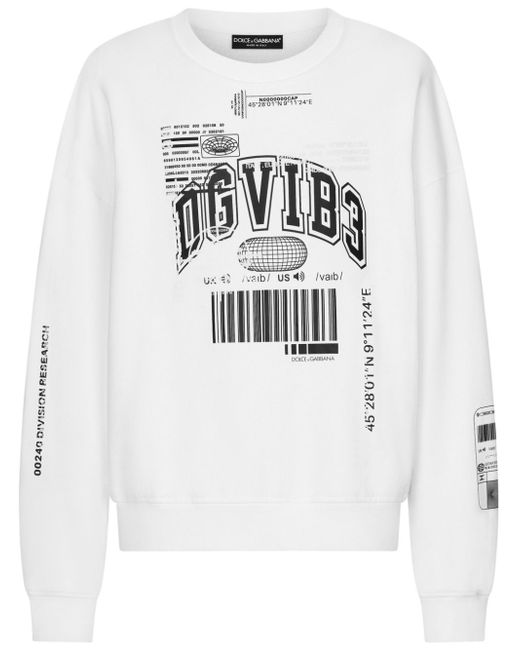 Dolce & Gabbana Dg Vibe logo-print sweatshirt