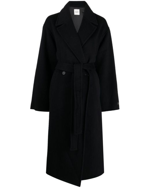 Studio Tomboy belted double-breasted coat