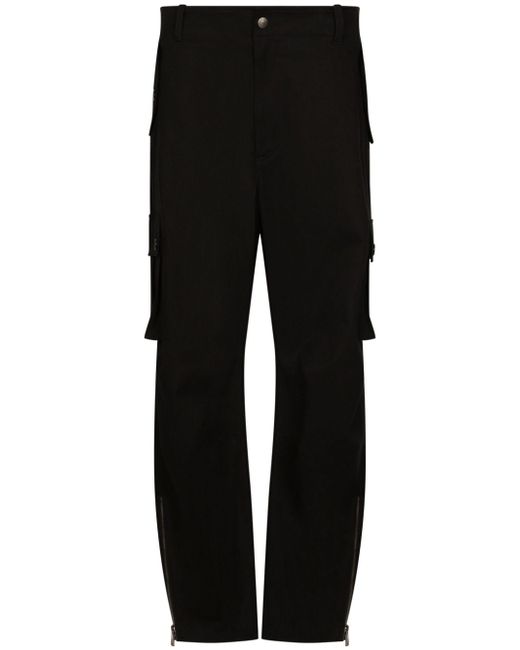 Dolce & Gabbana Dg Vibe straight-leg cotton cargo trousers