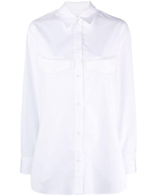 Simone Rocha long-sleeve cotton shirt
