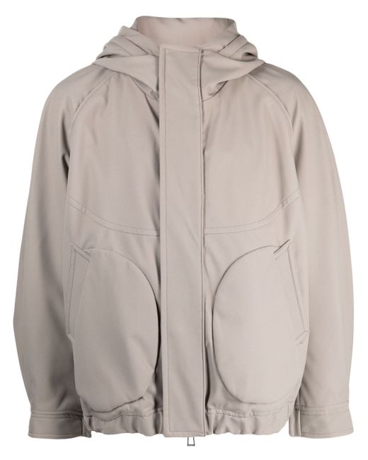 Songzio zipped hooded jacket