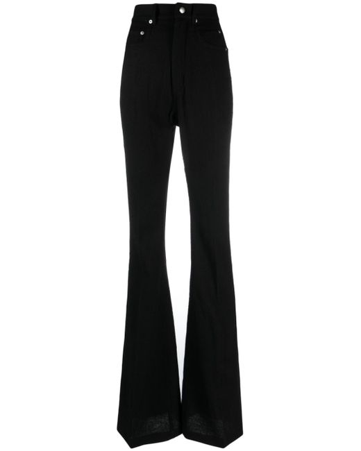 Rick Owens high-waisted flared trousers